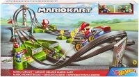 Hot Wheels Mario Kart Circuit Track Set 5 Years Old and Up (Includes 1 Mario Car and 1 Yoshi Car) GCP27