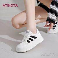 Atikota รองเท้าผ้าใบลําลอง พื้นนิ่ม หัวกลม สไตล์เกาหลี ใส่สบาย เข้ากับทุกการแต่งกาย สําหรับนักเรียน เล่นกีฬา