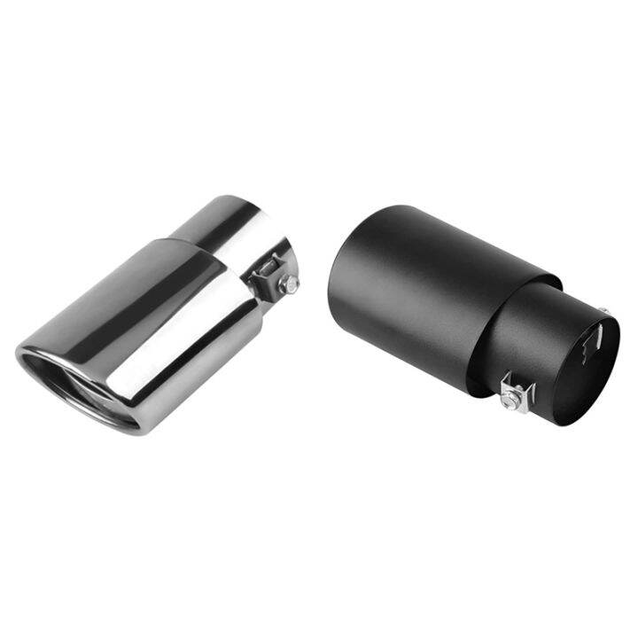 stainless-steel-car-exhaust-tip-2-1in-to-1-5in-universal-car-exhaust-pipe-modification-tail-throat-tail-pipe