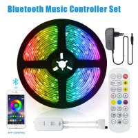 LED Light Strip Bluetooth Music Sync Controller 5M 10M RGB 5050/2835 IP65 LED Tape Diode DC12V For Bedroom Home Decoration Light