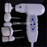 1Set 5 In1 Face Brush Cleansing Multifunction Electric Ultrasonic Wash Spa Skin Care Massage Face Brushes Facial Cleanser Tool