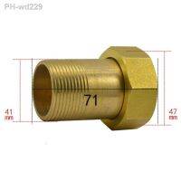 1-1/2 BSP Female To 1-1/4 BSP Female Lengthen Brass Union Pipe Fitting Water Gas Oil For Water Meter