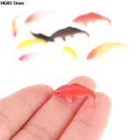 5pcs Doll House Toy Fishing Rod Mini Fishing Net Goldfish Tank Koi Miniature Goldfish Round Square Tank Doll Accessories