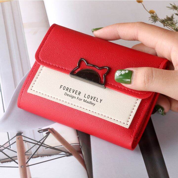 women-pu-leather-korean-style-wallets-female-coin-purses-clutch-students-short-wallets-holder