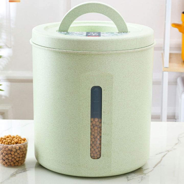 grain-สำหรับ-fresh-keeping-container-moisture-proof-sealed-food-grade-rice-bucket-leakproof-organizer-bin-with-visible-wind