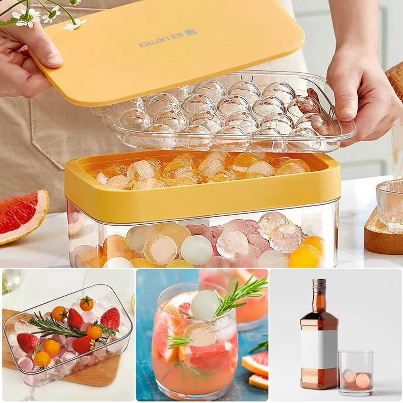 NEW ARRIVAL Ice Molds Ice Cube Trays, 96 Cubes 3 Layers Ice Cube Trays and Ice  Cube Storage Container Set with Locking Lid BPA-Free Stackable Ice Mold  Makers for Cool Drinks and