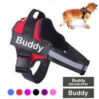 【Dream】Dog Harness, No-Pull Reflective Breathable Adjustable Pet Vest For Outdoor Walking-ไม่ต้องดึงดึงดึงหรือสำลักอีกต่อไป