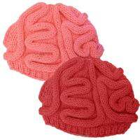 Knitted Brain Beanie Halloween Knitted Hat Warm and Comfortable Cap with Universal Size Hand Knitted Hat for Christmas Gifts Halloween Gifts amiable