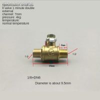 ♝卍﹉ Pneumatic Valve 1/8 quot; 1/4 39; 39; 3/8 39; 39; 1/2 39; 39; BSP Male Thread Mini Ball Valve Brass Connector Joint Copper Coupler Adapter Water Air