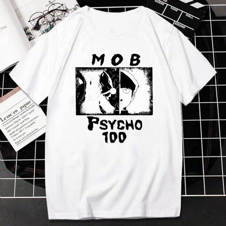 Shigeo Mobu Saiko anime Mob Psycho 100 Funny manga TShirt Men