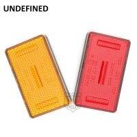 1 Pair Motorcycle Rectangle Front Fork Leg Reflector Safety Warning For BMW R1200GS F650CS F700 F800 S1000XR UNDEFINED