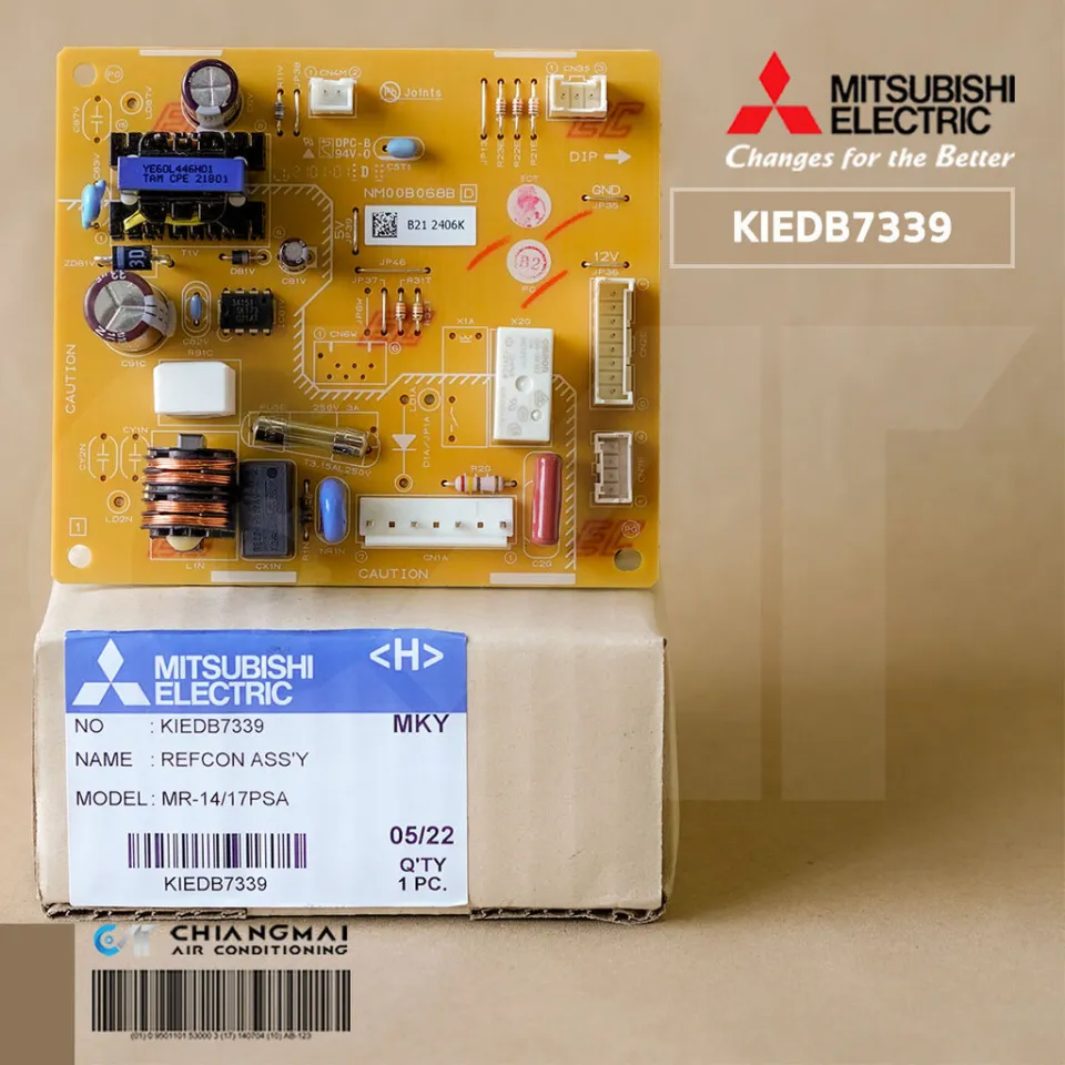 KIEDB7339 แผงบอร์ดตู้เย็น Mitsubishi Electric บอร์ดตู้เย็นมิตซูบิ