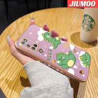 เคส JIUMOO สำหรับ OPPO A92 OPPO A52 OPPO A72 4G เคสโทรศัพท์กันกระแทกลายการ์ตูนมอนสเตอร์น้อยน่ารักหรูหราขอบปลอกซิลิโคนเลนส์กล้องถ่ายรูปเคสนิ่มป้องกันคลุมทั้งหมด