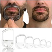 【YF】♛  5Pcs/lot Beard Comb Hairbrush Template Cut Mustache Styling for Shaping Hair Trimming