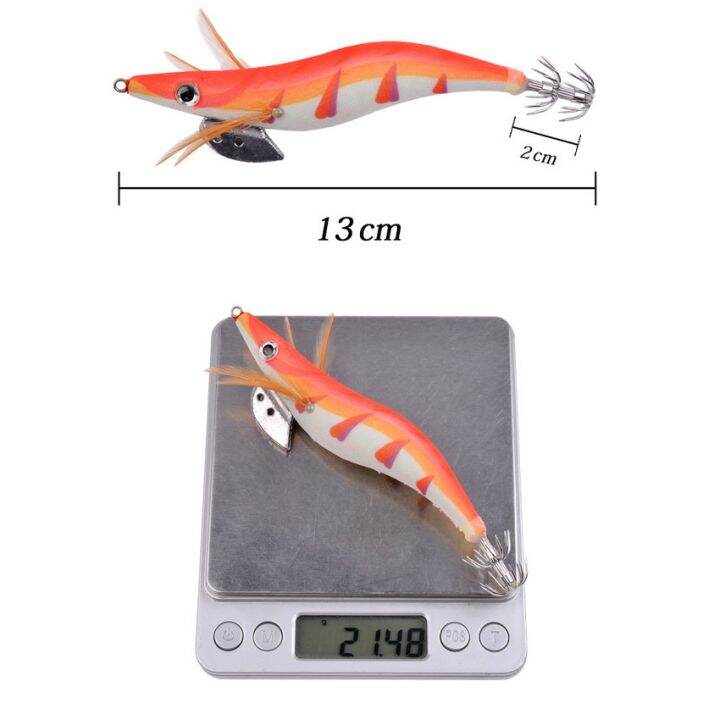 10pcs-14g21g-squid-bait-hook-wooden-shrimp-jig-fishing-lures-hooks-wood-artificial-luminous-jigging-lure-with-bag