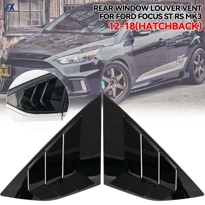 คาร์บอนไฟเบอร์รถด้านหลังผ้าม่านหน้าต่างด้านข้าง-tuyere-louvers-vent-สำหรับ-ford-focus-st-rs-mk3-2012-18-hatchback-สไตล์อุปกรณ์เสริม