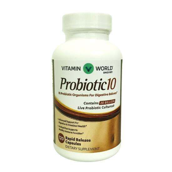 Vitamin World Probiotic Supplement (120 Rapid Release Capsule) | Lazada PH