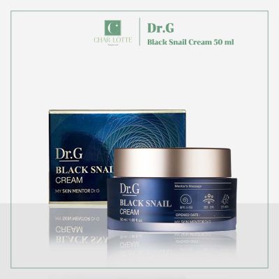 [Charlotte Seoul]  Dr.G Black Snail Cream 50ml #ครีมลดเลือนริ้วรอย #ผิวกระจ่างใส #2in1 #สกินแคร์เกาหลี #Dr.G #Anti-agin