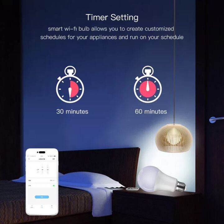 โปรโมชั่น-คุ้มค่า-หลอดไฟควบคุมด้วยเสียงอัจฉริยะ-หลอดไฟ-wifi-smart-led-rgbcw-bulb-ขั้วe27-เปลี่ยนสีได้ตามต้องการ-สั่งงานด้วย-smart-life-app-ราคาสุดคุ้ม-หลอด-ไฟ-หลอดไฟตกแต่ง-หลอดไฟบ้าน-หลอดไฟพลังแดด