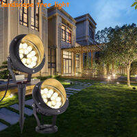 Ground Plug Floodlight กลางแจ้งกันน้ำสนามหญ้า Spotlight Garden Yard ฝังต้นไม้บ้าน Backyard ภูมิทัศน์3W 6W 9W *