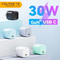 VOLTME 30W GaN III USB สายชาร์จขนาดเล็ก,PD3.0เร็ว Tpye C ตัวชาร์จไฟสำหรับ Iphone 13 Cargador โทรศัพท์ S22