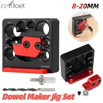 Dowel Maker Jig Compact Round Rod Milling Cutter Adjustable for Woodworking