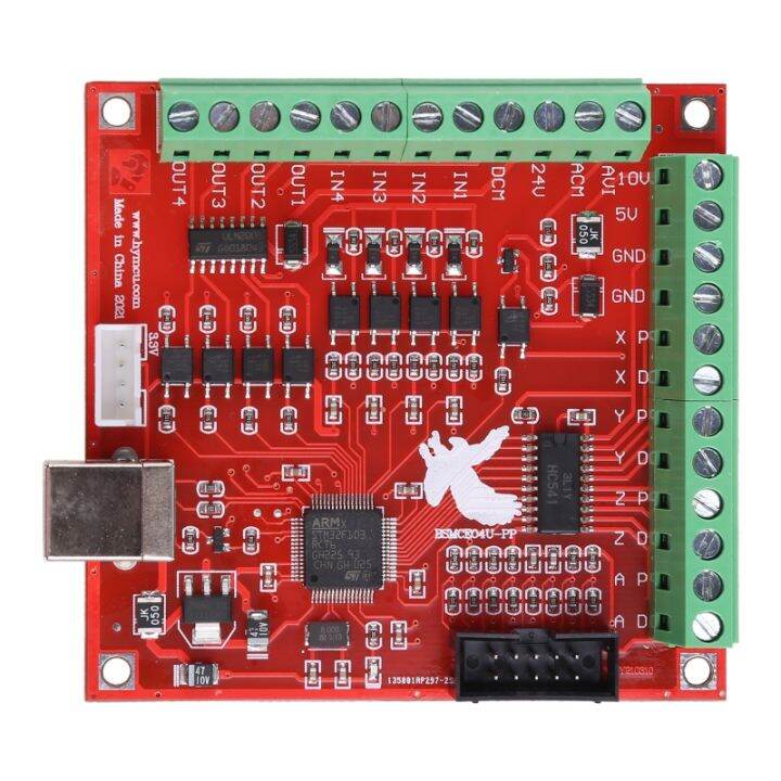 4แกน-mach3-stepper-มอเตอร์-motion-controller-การ์ด-breakout-board-อินเทอร์เฟซ-usb-cnc-controller-board-สำหรับ-stepper-motor