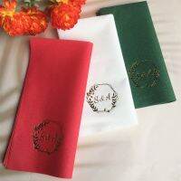 Serbet Personalisasi Serbet Serwetki Bedruckte Servietten Hochzeit Serbet Kustom Serbet Pernikahan Decorpress Monogram