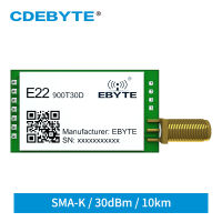 5ชิ้น SX1262 LoRa โมดูล868เมกะเฮิร์ตซ์915เมกะเฮิร์ตซ์ RF 30dBm ทางไกล10กิโลเมตร E22-900T30D-V2.0รับส่งสัญญาณไร้สายรับ SMA-K IoT