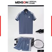 Bộ quần áo thể thao nam Adidas thun lạnh Hàng Cao Cấp Menson MM237 Đồ bộ