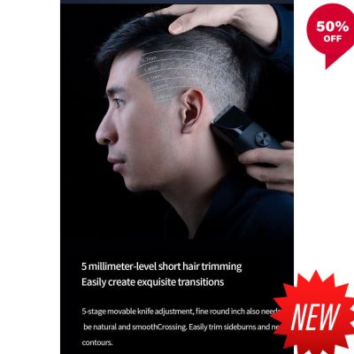 NP 2021 ปัตตาเลี่ยนไร้สาย Xiaomi Mijia Electric Hair Clipper Profesional Hair Trimmer 2 Speed Mode IPX7 Waterproof ที่ตัดผม อุปกรณ์ตัดผมชาย หญิง แต่งทรงผม ส่งฟรี