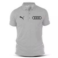 Embroidery Logo AUD WILD CAT Sports Car Polo T-Shirt For MenWomen with Regular Cutting