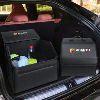 For Abarth 500 124 500C 595C 695C Evo 595 685 Grande Punto Spider 2021 2022 Car Foldable Trunk Storage Luggage Organizer Box