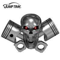 【cw】 JumpTime 13cm X 8.8cm 3D  Dead Skull Car Sticker LARGE Truck Trailer Motorcycle Graphics Decals Stickers Racing