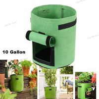 10 Gallon Plant Grow Bags Garden Potato Pot Greenhouse Vegetable Growing Container Moisturizing Vertical Planting Bag WB5TH