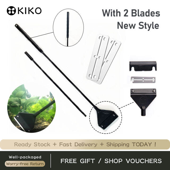 IN STOCK Stainless Steel Aquarium Scraper with 2 Blades Aquarium Glass