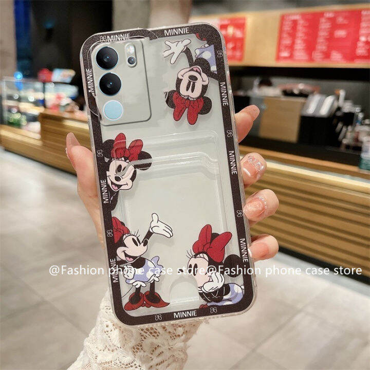 phone-case-เคส-vivov29-vivo-v29e-v29-pro-5g-เคสการ์ตูนน่ารักซิลิโคนกันกระแทกด้านหลังนิ่มโปร่งใสฝาปิดมีที่ใส่บัตร2023