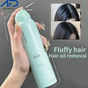 Jaysuing Hair Fluffy Spray Refreshing Oil Control Oil Head Fluffy Spray  Lazy Wash-free Dry Hair Spray