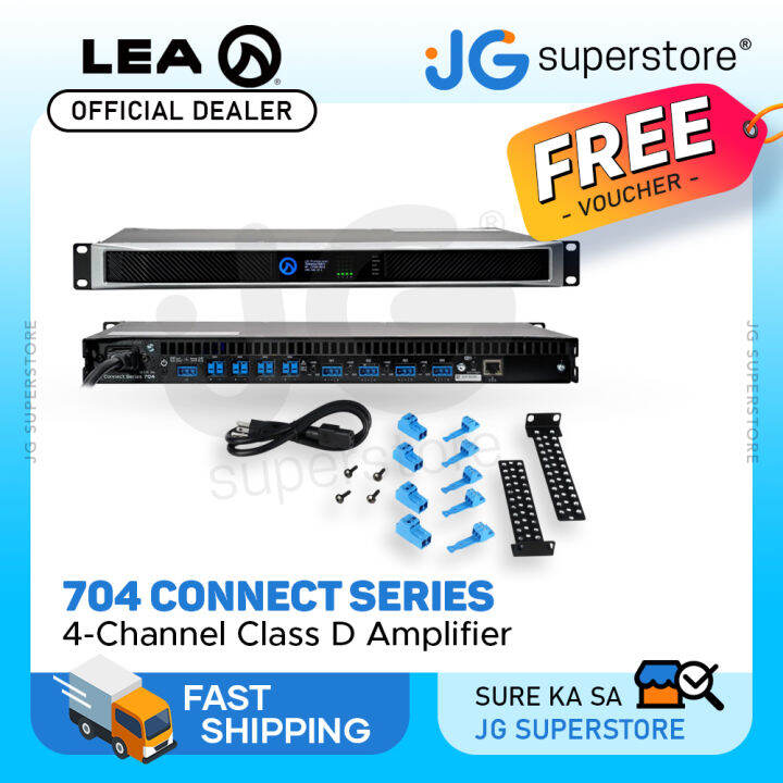 LEA Professional CS704 / CS704D 704 Connect Series 700W 4-Channel Class ...