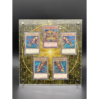 Yu Gi Oh Animation Characters Dark Mage Sealed Exodia การ์ดพิเศษอิฐขาตั้งจอแสดงผล Anime Classics Game Collection Toy