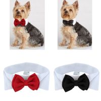 1PC Pet Puppy Dogs Adjustable Bow Tie Collar Necktie Bowknot Bowtie Holiday Wedding Decoration Accessories New Adhesives Tape