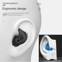 Durable Earplugs Classic Delicate Texture 1 Pair Waterproof Soft Earplugs Silicone Portable Ear Plugs Swimming Accessories