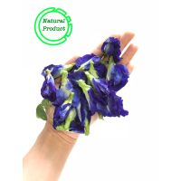 ?สินค้าขายดี? THAI PREMIUM BUTTERFLY PEA FLOWER NATURAL BLUE TEA 100G. L HEALTHY DRINK L HERBAL TEA 100%VEGAN ( BRAND)