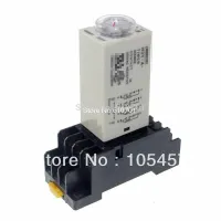 1ชิ้น12vdc/24vac/110vac/220vac รีเลย์ H3y-4เปิด-ตั้งเวลา3วินาที4pdt 14พิน3a