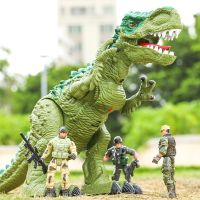 [COD] large dinosaur toy electric egg laying simulation animal remote control Tyrannosaurus rex can walk childrens suit boy