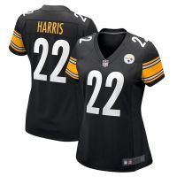 2023 New Fashion version NFL Pittsburgh Steelers Steelers Football Jersey No. 22 Najee Harris Game Uniform Womens