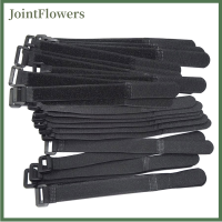 JointFlowers 10 PC 2*20ซม.ยึดจักรยานผูกไนลอนตะขอและห่วงทนทาน multil วัตถุประสงค์ด้วยตนเองกาวที่มีคุณภาพสูงสายผูก