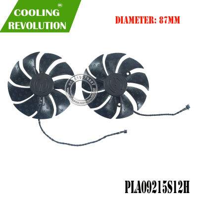 PLA09215S12H graphics fan for EVGA GeForce RTX 2060 XC Ultra Gaming 6GB GDDR6 Card with Dual HDB Fans 06G-P4-2166-KB