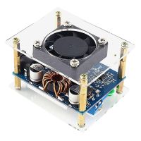 60W Step Down Converter High-Power Adjustable Buck Power Supply Module LCD Display with Fan and Shell