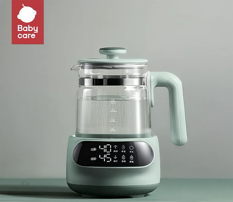 FANTASY T MALL BC Babycare 1.2L Formula Ready Baby Water Kettle with  Accurate Temperature Control Multi-Use Smart Electric Water Kettle Super  Practical Baby Electric Kettle with Night Mode and Temperature Memory Mode